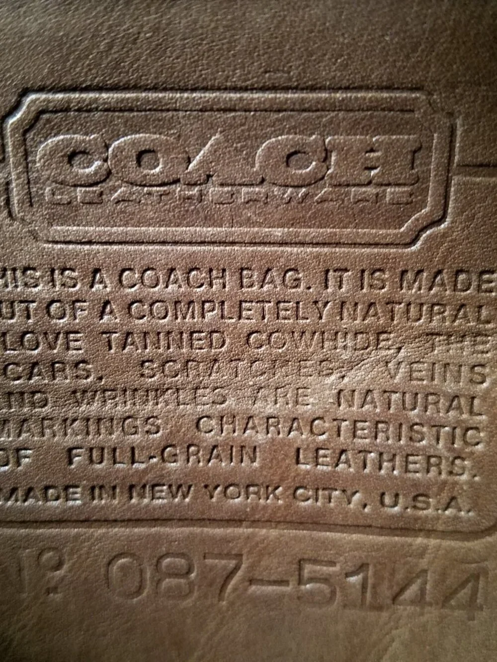 Coach authentic vintage